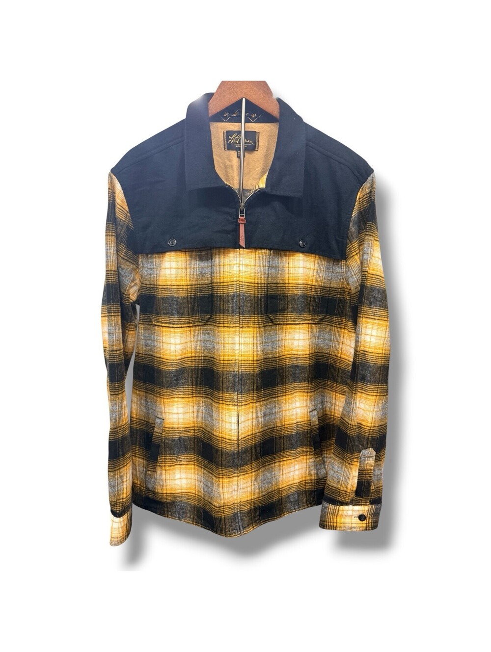 L.L.Bean Signature 1965 Chamois Shirt Jacket XL Tall Plaid Zip Flannel